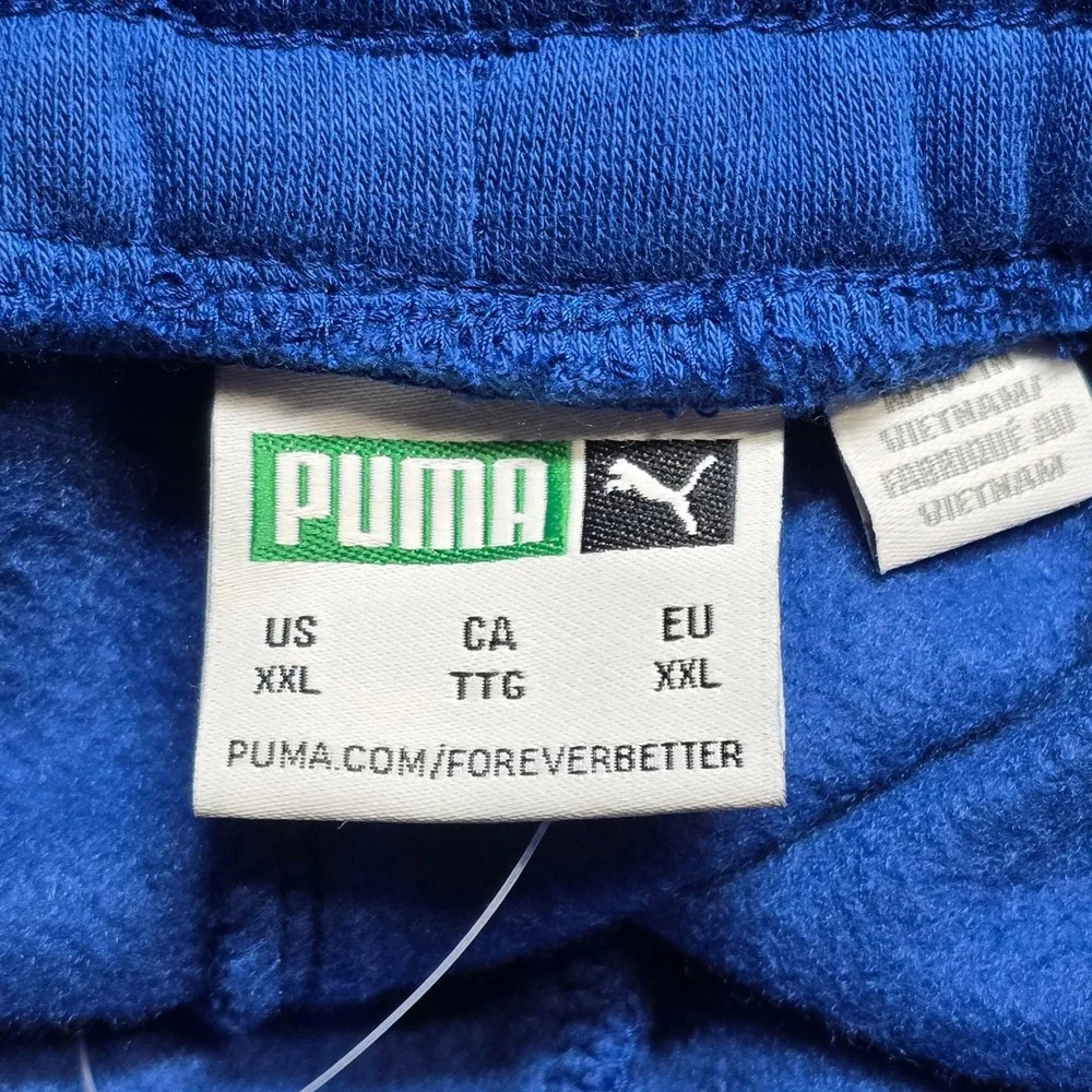 Puma Classics Play Paris Shorts Men's XXL Clyde Royal‎ Blue Fleece 628919-17 NEW